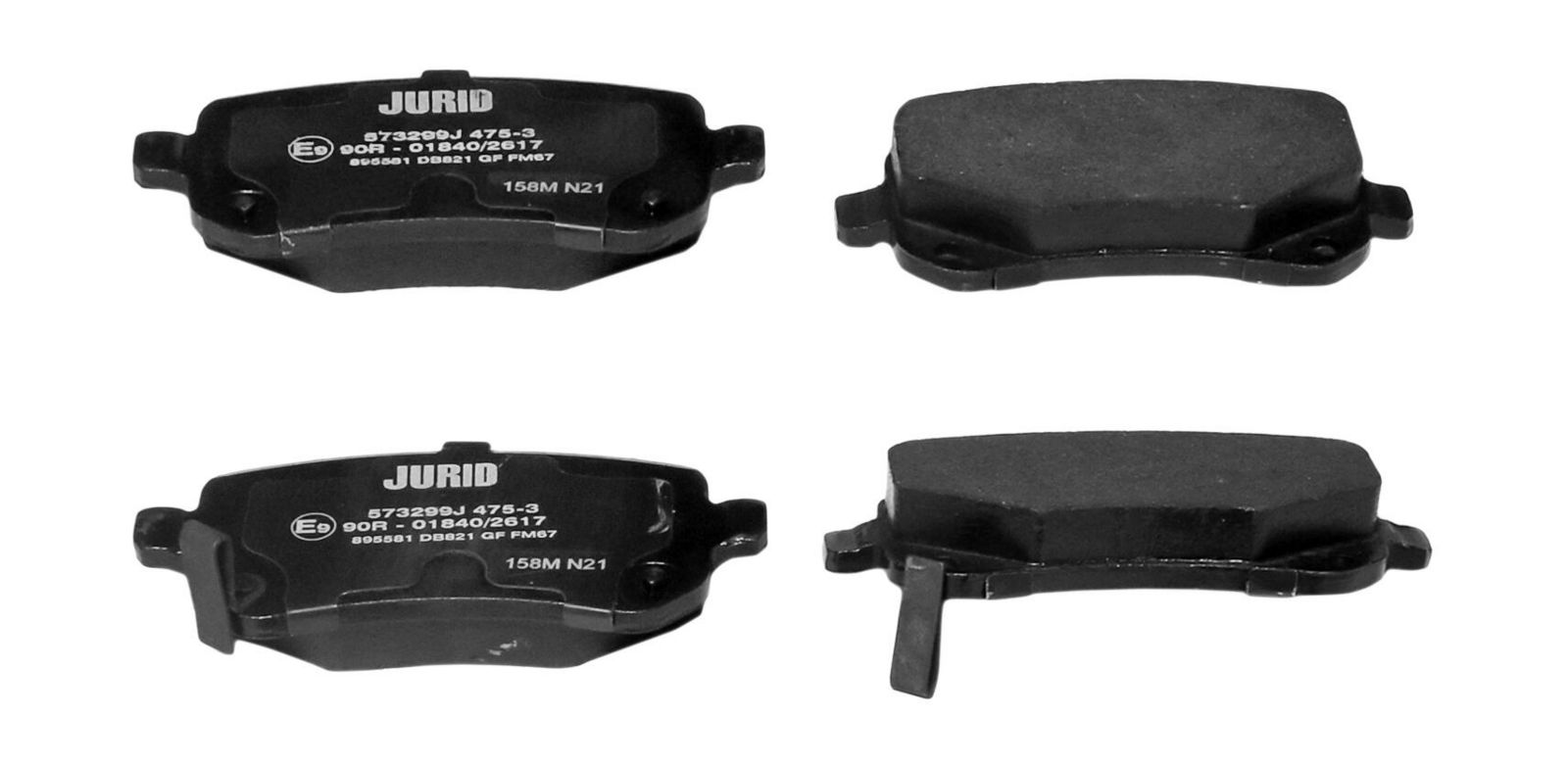 JURID 573299J Brake pad set, disc brake