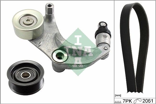 SCHAEFFLER INA 529 0153 10 V-ribbed belt set