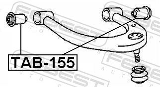 Mounting, control/trailing arm-1