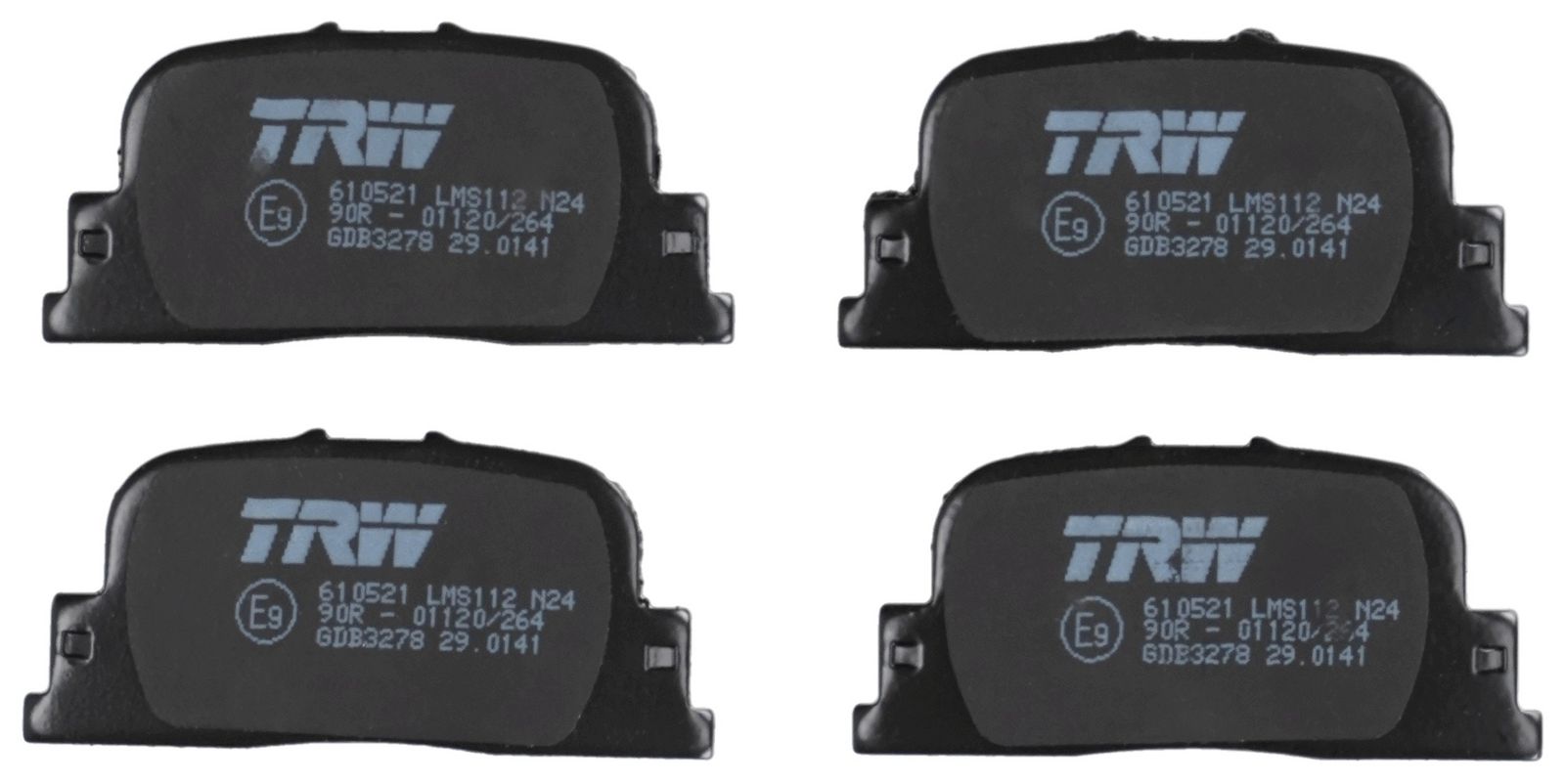 TRW GDB3278 Brake pad set, disc brake