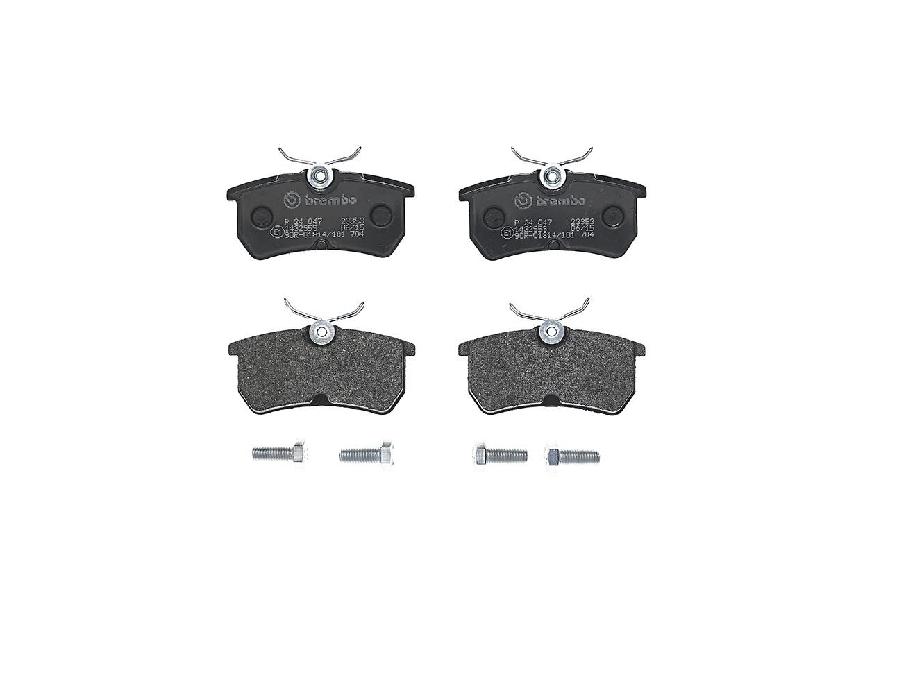 BREMBO P 24 047 Brake pad set, disc brake