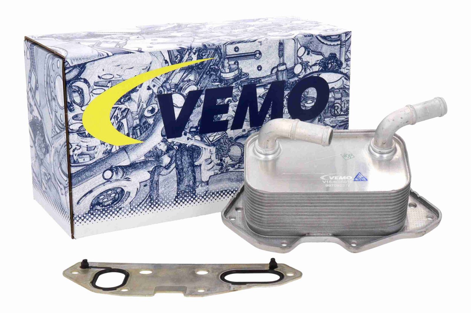 Oil Cooler, engine oil-1
