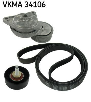 SKF VERTEVO VKMA 34106 V-ribbed belt set