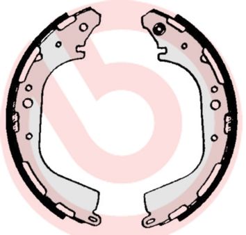 BREMBO S 56 529 Brake shoe set