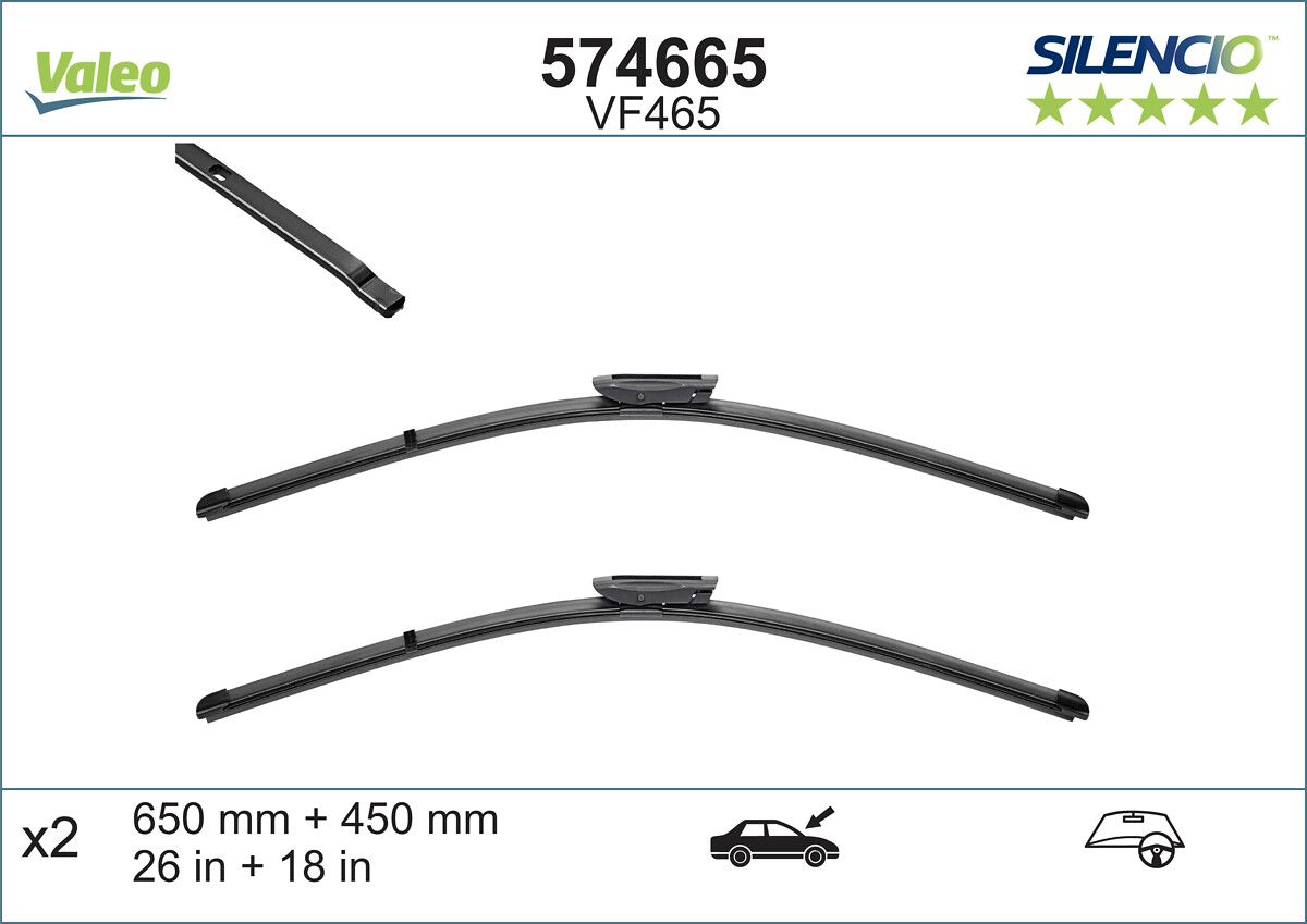 VALEO 574665 Wiper blade