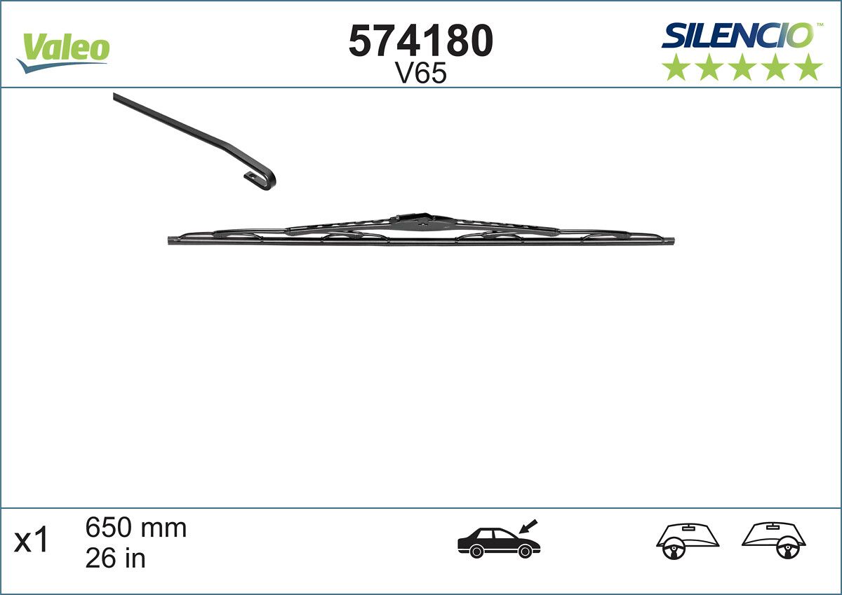 VALEO 574180 Wiper blade