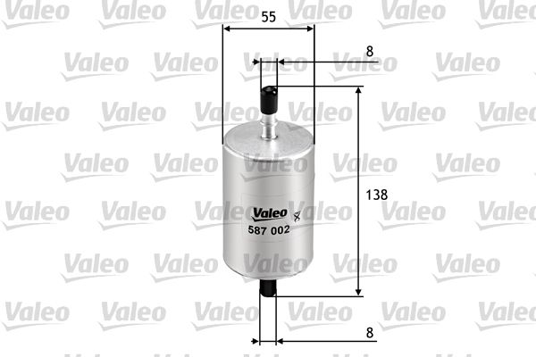 VALEO 587002 Fuel filter