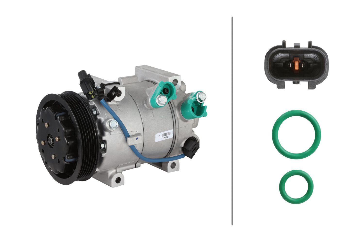 HELLA 8FK 366 203-551 Compressor, air conditioning