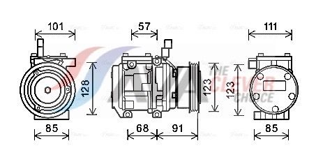 AVA CLEVER CHOICE KAAK145 Compressor, air conditioning