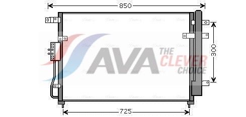 AVA CLEVER CHOICE KA5111D Condenser, air conditioning
