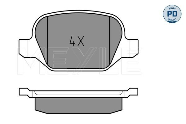 Brake Pad Set, disc brake-1