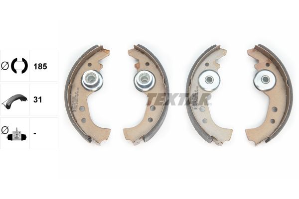 TEXTAR 91005900 Brake shoe set