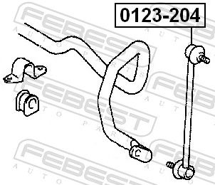 Link/Coupling Rod, stabiliser bar-1