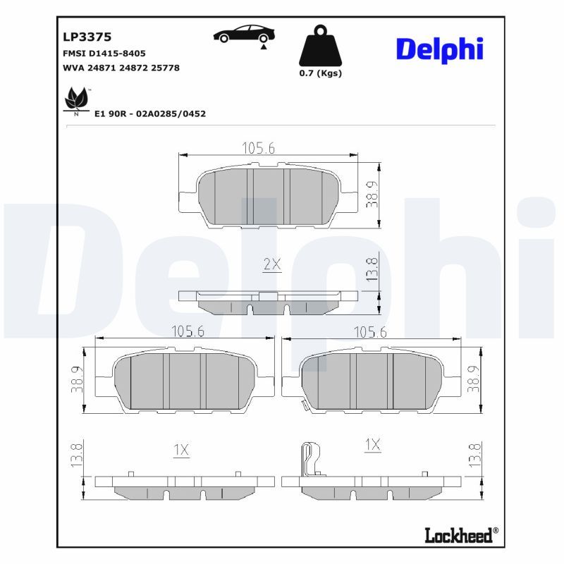 Brake Pad Set, disc brake-2