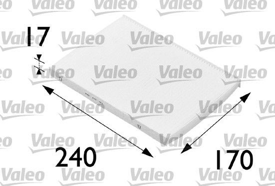 VALEO 698689 Filtras, salono oras