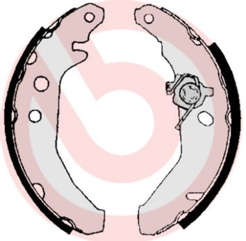 BREMBO S 24 516 Brake shoe set