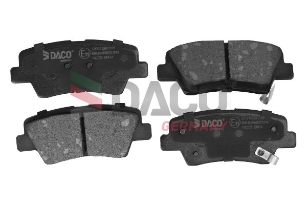 DACO 321316 Brake pad set, disc brake
