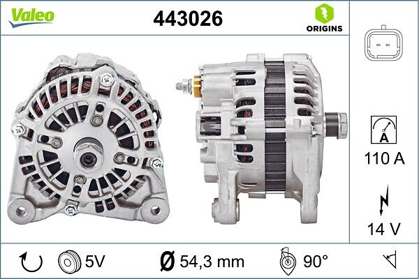 VALEO 443026 Alternator