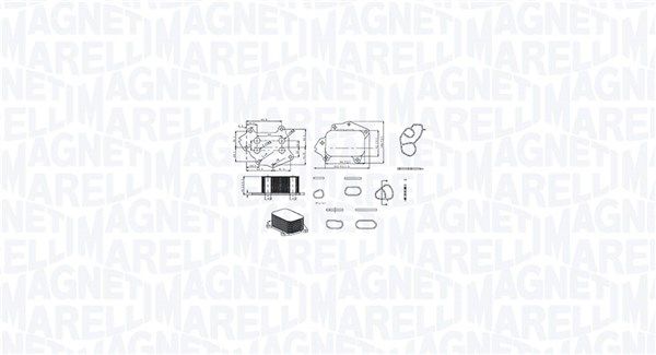 MAGNETI MARELLI 350300002700 Oil cooler, engine oil