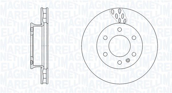 MAGNETI MARELLI 361302040904 Brake disc