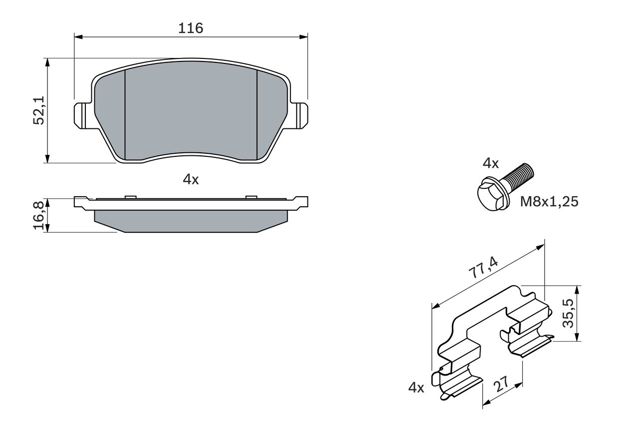 Brake Pad Set, disc brake-5