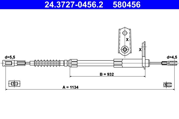 trosas, stovėjimo stabdys
