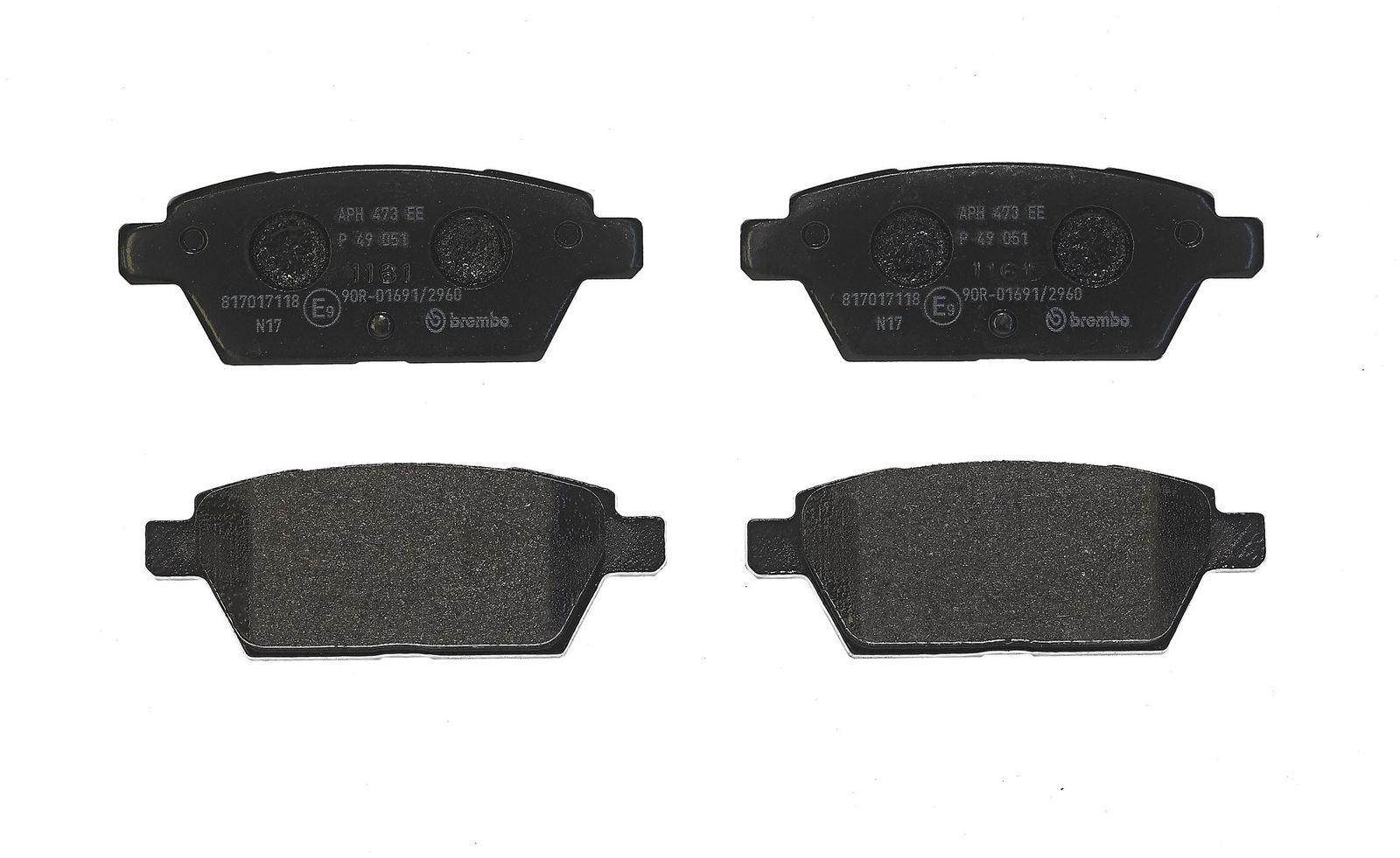 BREMBO P 49 051 Brake pad set, disc brake