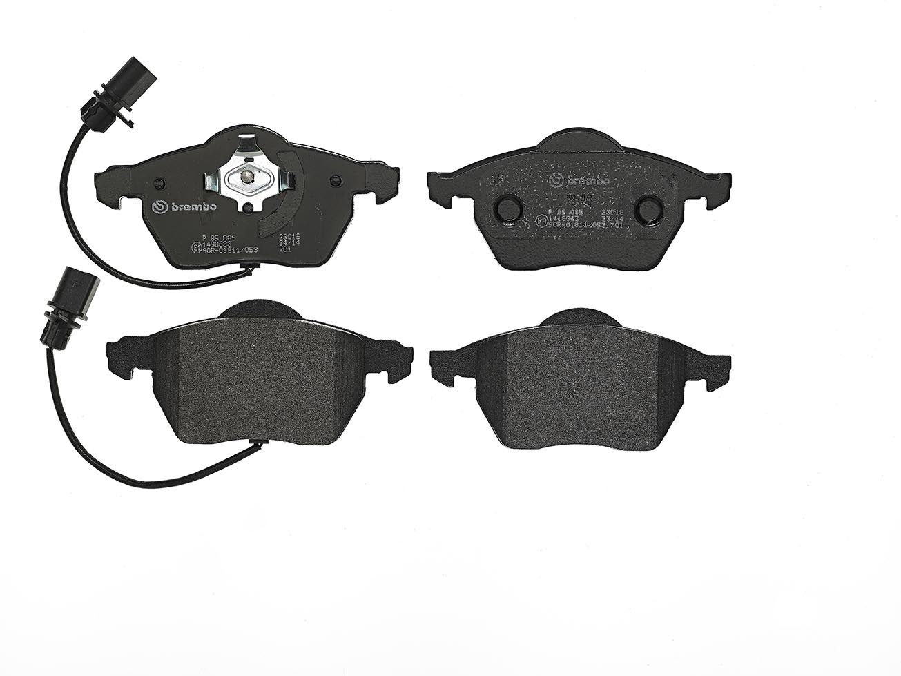 BREMBO P 85 085 Brake pad set, disc brake