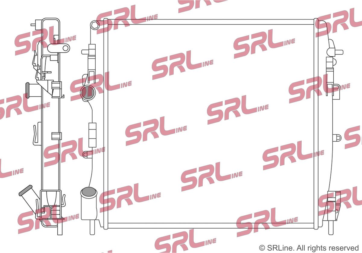Radiator, engine cooling