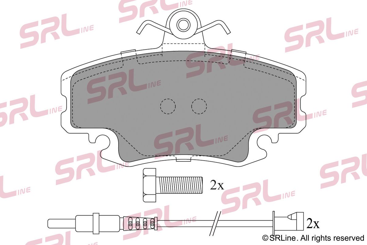 SRLINE S70-0006 Brake pad set, disc brake