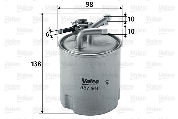 VALEO 587564 Fuel filter