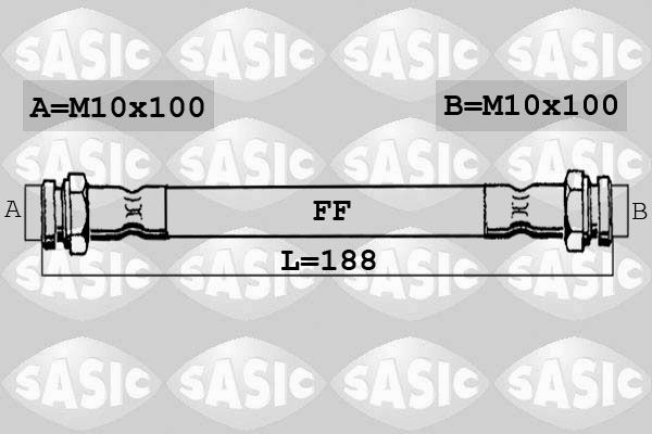 SASIC 6606028 Brake hose