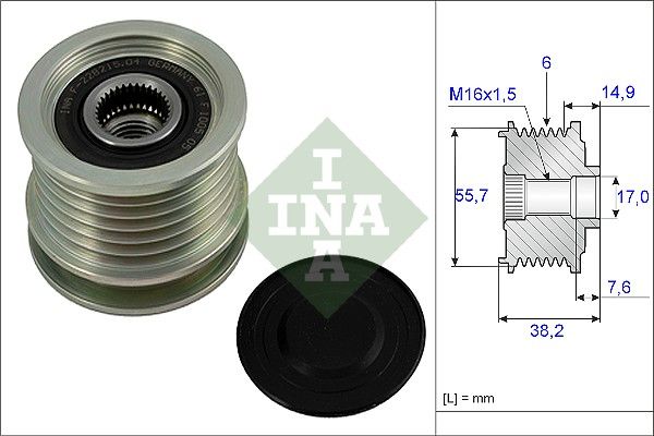 SCHAEFFLER INA 535 0013 10 Alternator freewheel clutch