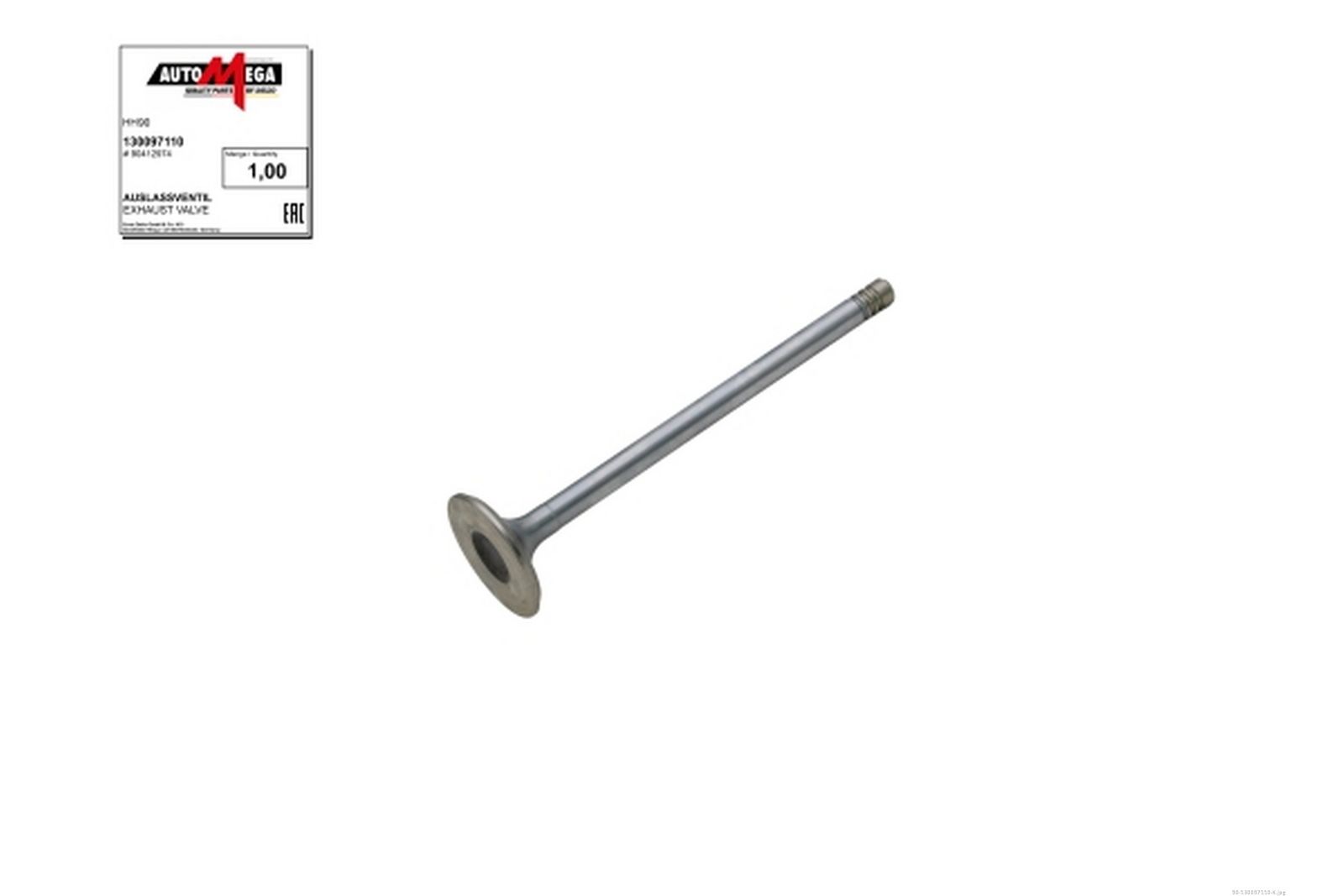 AUTOMEGA 130097110 Exhaust valve