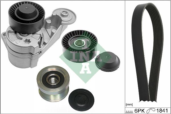 SCHAEFFLER INA 529 0480 20 V-ribbed belt set