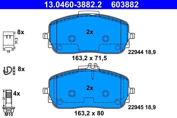 Brake Pad Set, disc brake
