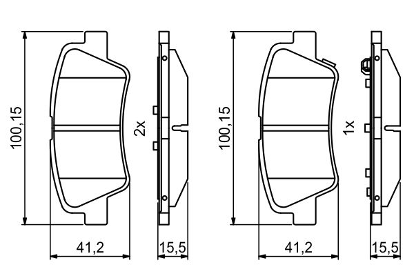 Brake Pad Set, disc brake-6