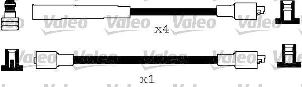 VALEO 346204 Uždegimo laido komplektas