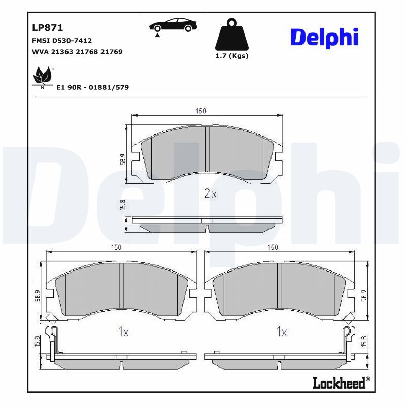 Brake Pad Set, disc brake-2
