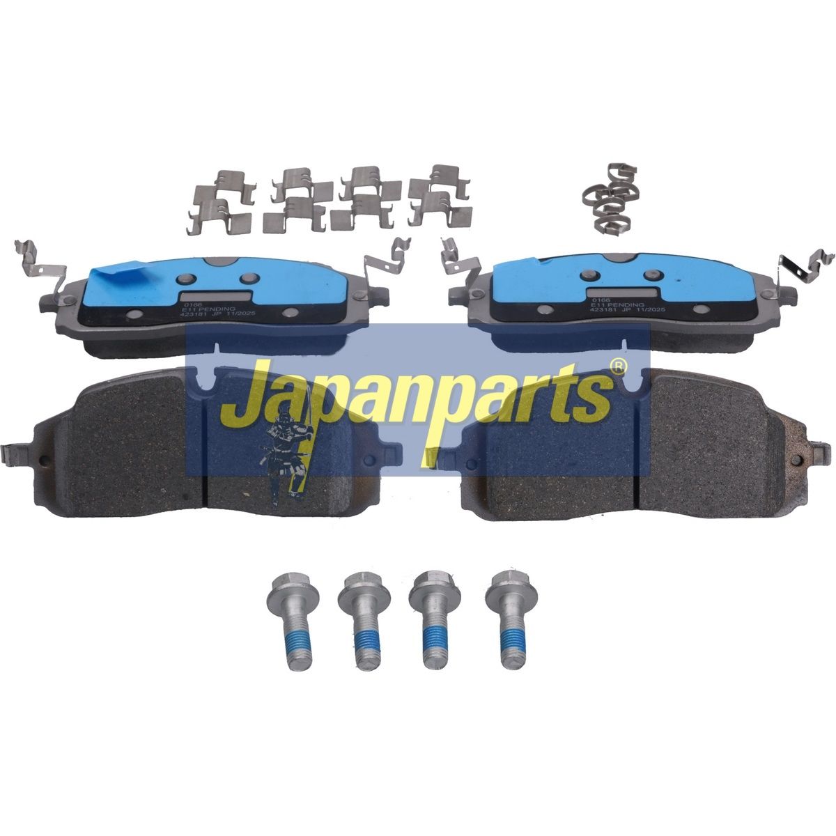 JAPANPARTS PA-0166AF Brake pad set, disc brake