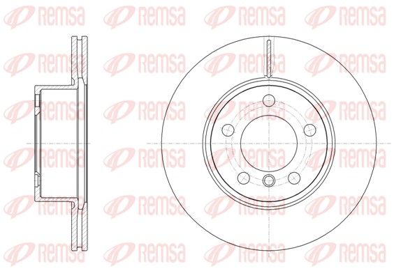REMSA 61449.10 Brake disc
