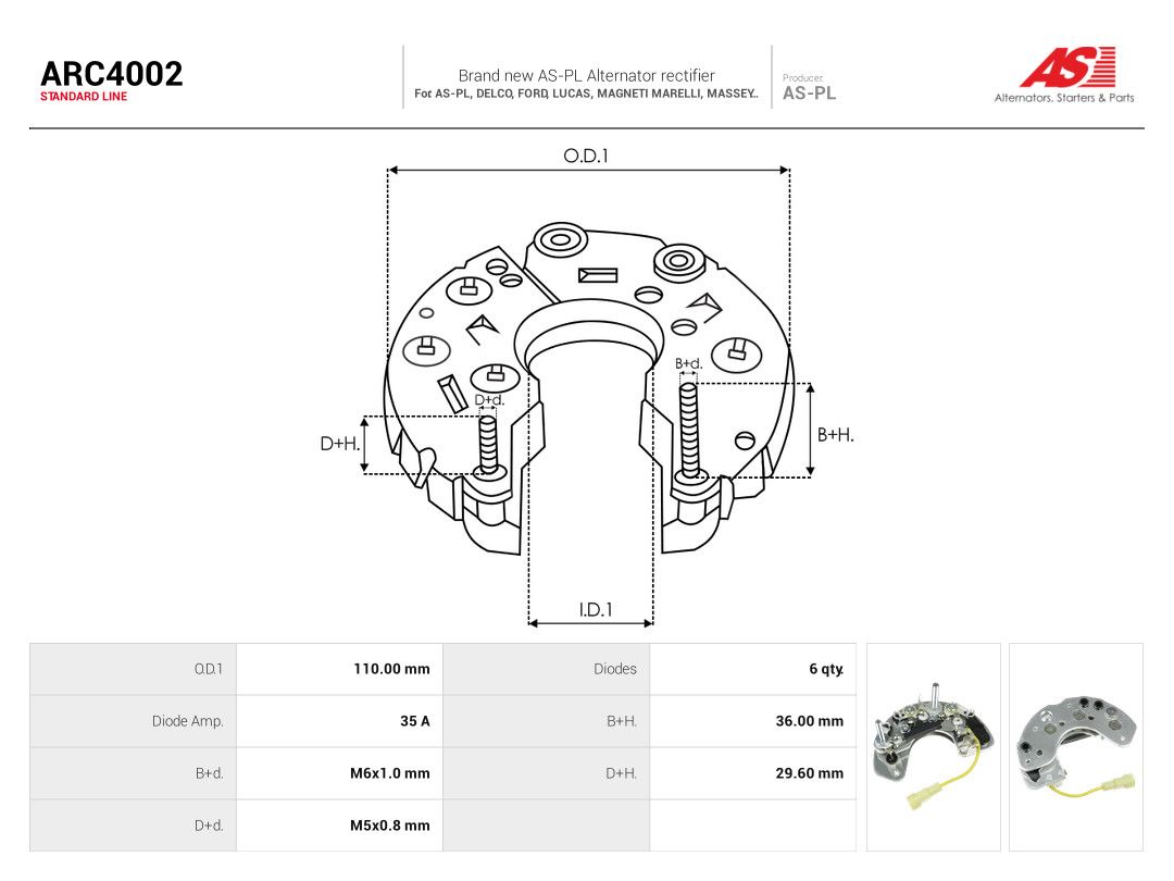 Rectifier, alternator-2