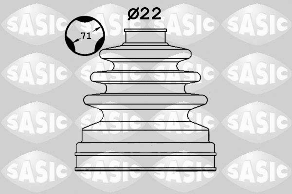 SASIC 1906093 Bellow kit, drive shaft