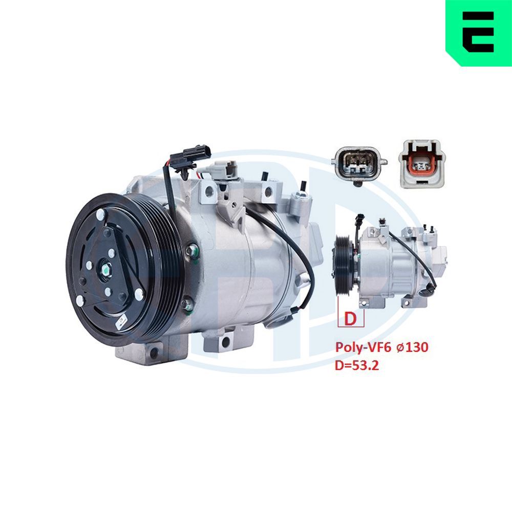 ERA 670142 Compressor, air conditioning