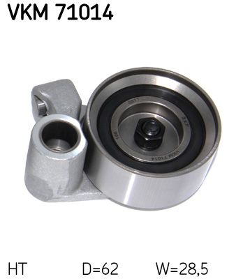 SKF VERTEVO VKM 71014 Tensioner pulley, timing belt