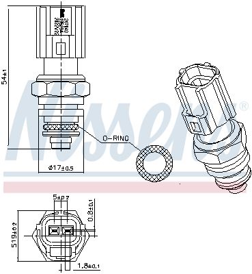 Sensor, coolant temperature-5