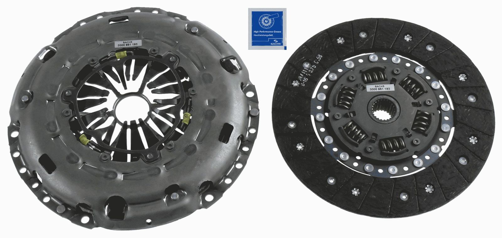 SACHS 3000 951 193 Clutch kit