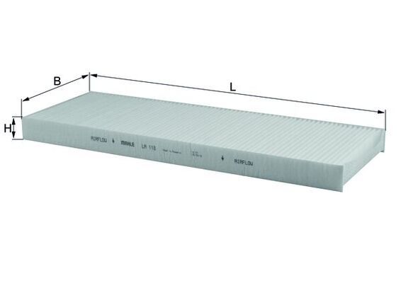 KNECHT LA 118 Filtras, salono oras