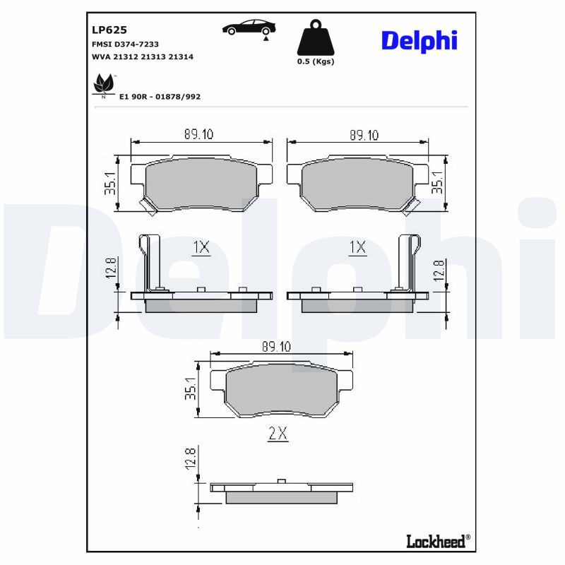 Brake Pad Set, disc brake-2