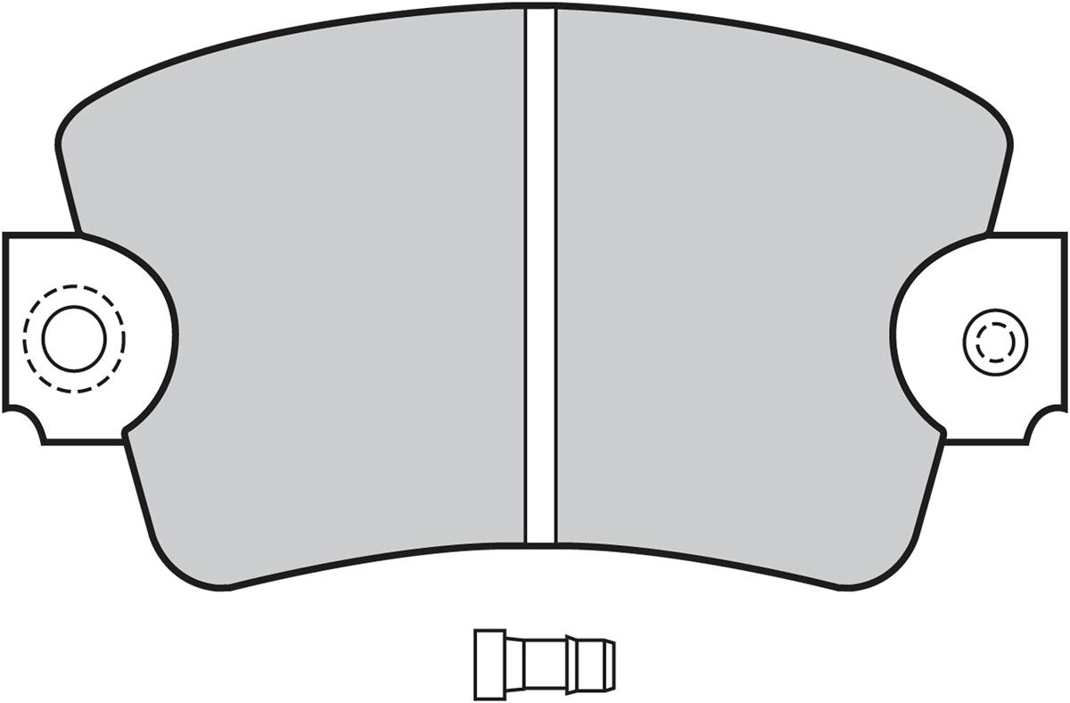 Brake Pad Set, disc brake-1